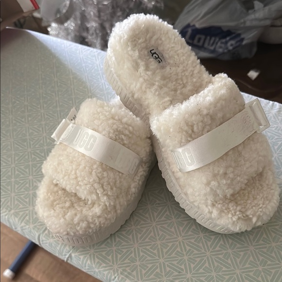 UGG Shoes - UGG Cream Fluffy Footwear